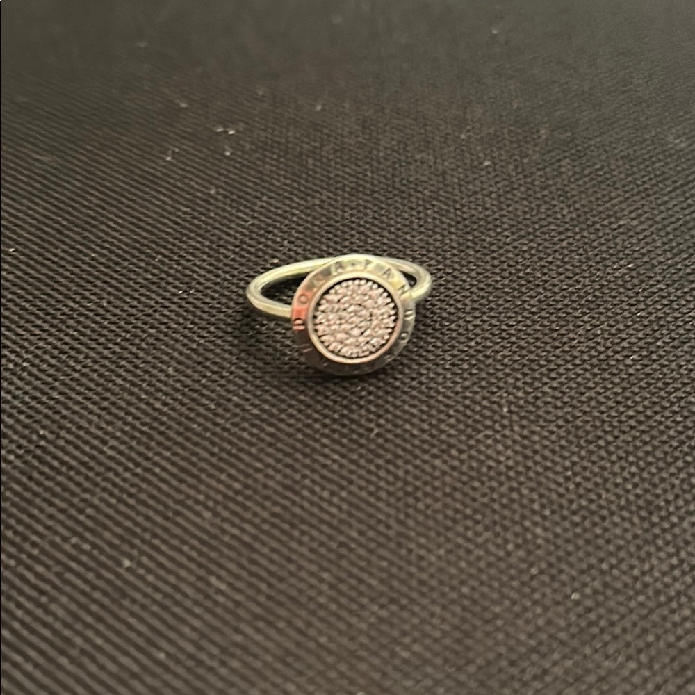 Pandora Sterling silver  Ring with Sparkling Pavé Design